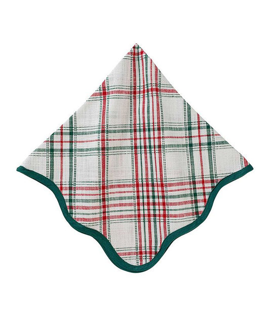 Merry Tartan Red/Green Napkin