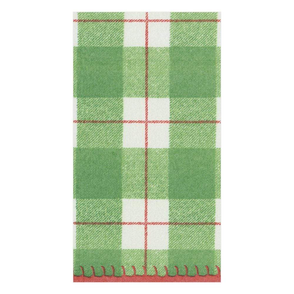 Plaid Check Guest Towel