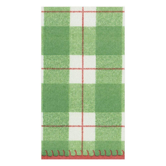 Plaid Check Guest Towel