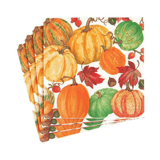 Pumpkin Field Cocktail Napkin