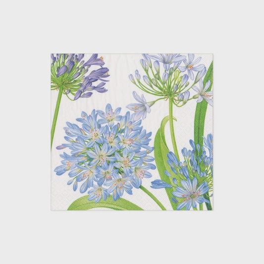Agapanthus Garden Cocktail Napkins