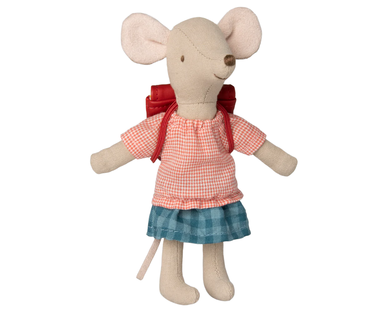 Tricycle Mouse, Big Sister w/ Bag