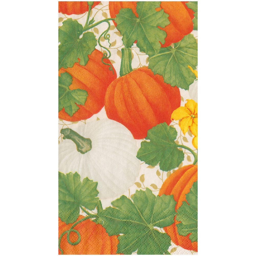 Pumpkin Chintz Guest Towel