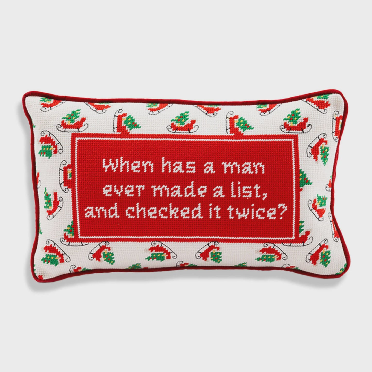 Check it Twice Pillow