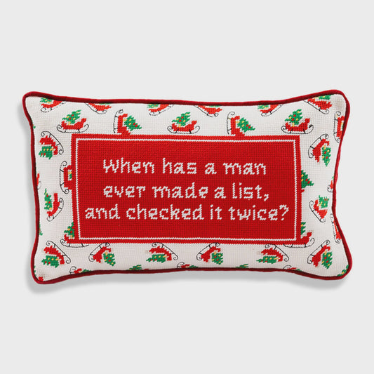 Check it Twice Pillow