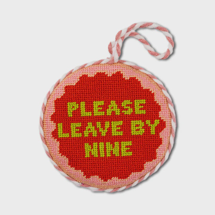 Leave by Nine Ornament