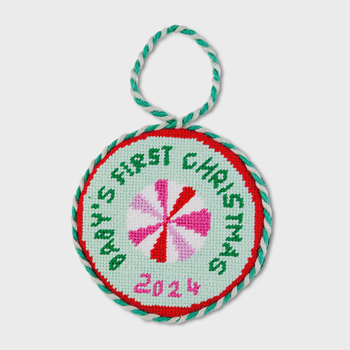 Baby's 1st Needlepoint Ornament