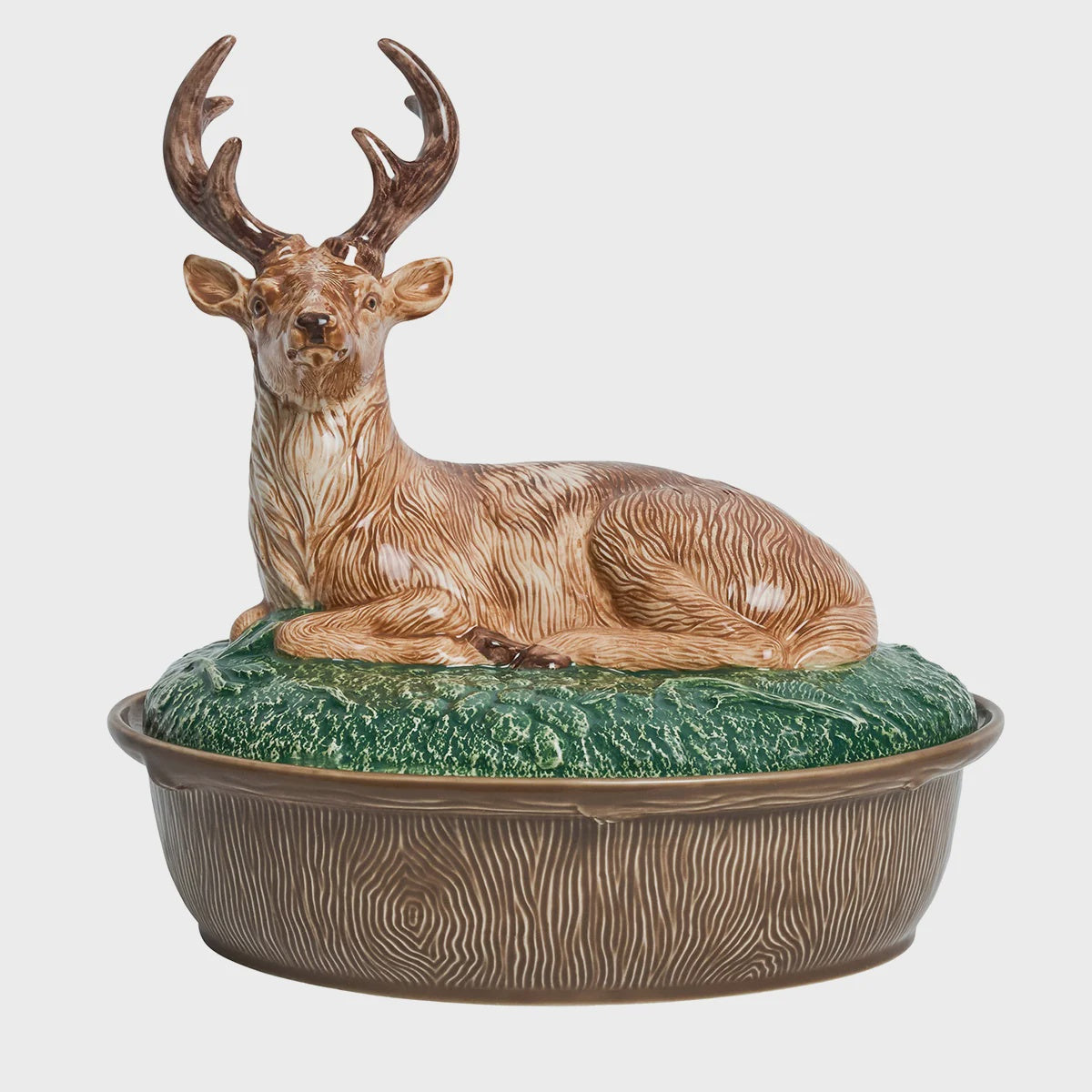 Forest Walk Stag Baker W/Lid
