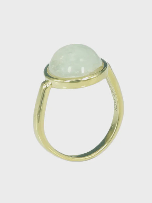 LJ Adjustable Gold Stone Ring