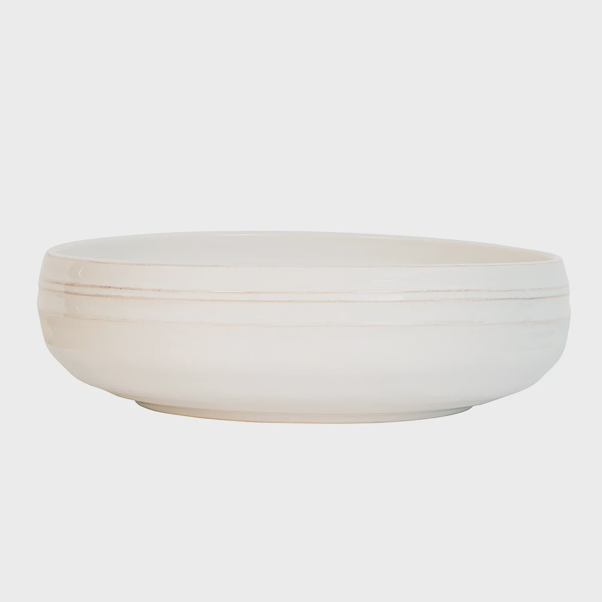 Bilbao Whitewash 12" Serving Bowl