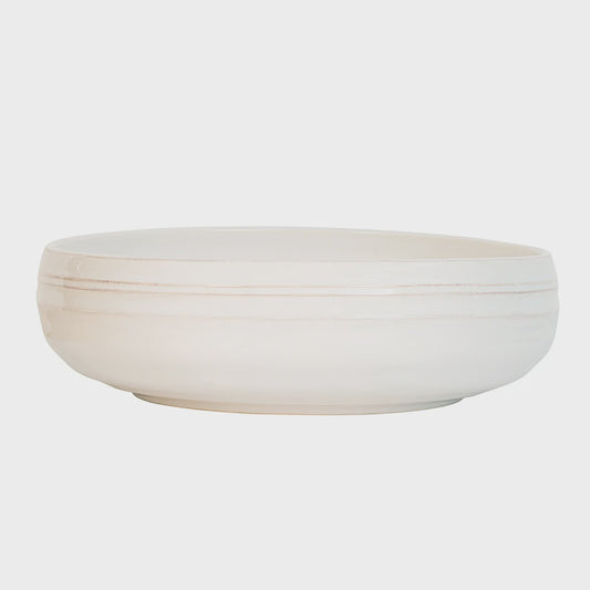 Bilbao Whitewash 12" Serving Bowl