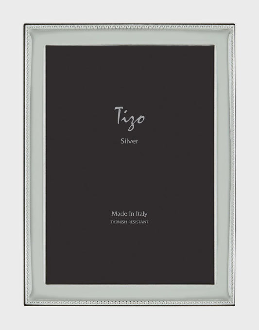 Beaded Silver Plated Frame