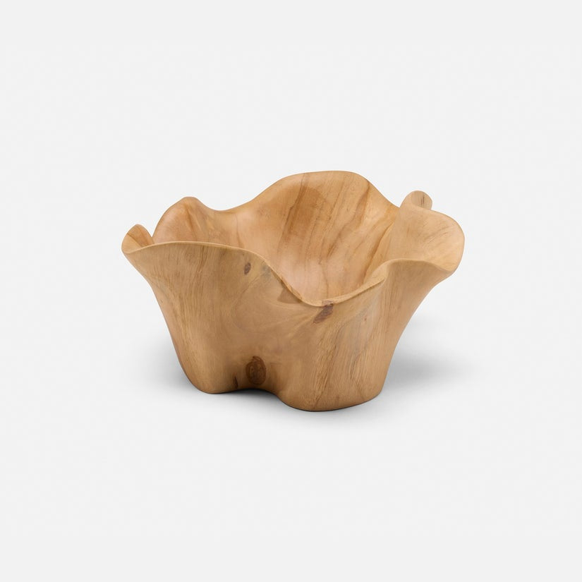Timothee Teak Wood Fruit Bowl