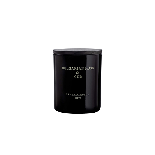 Bulgarian Rose & Oud Black Candle