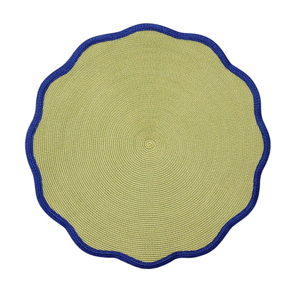 Summer Border Scallop Placemat