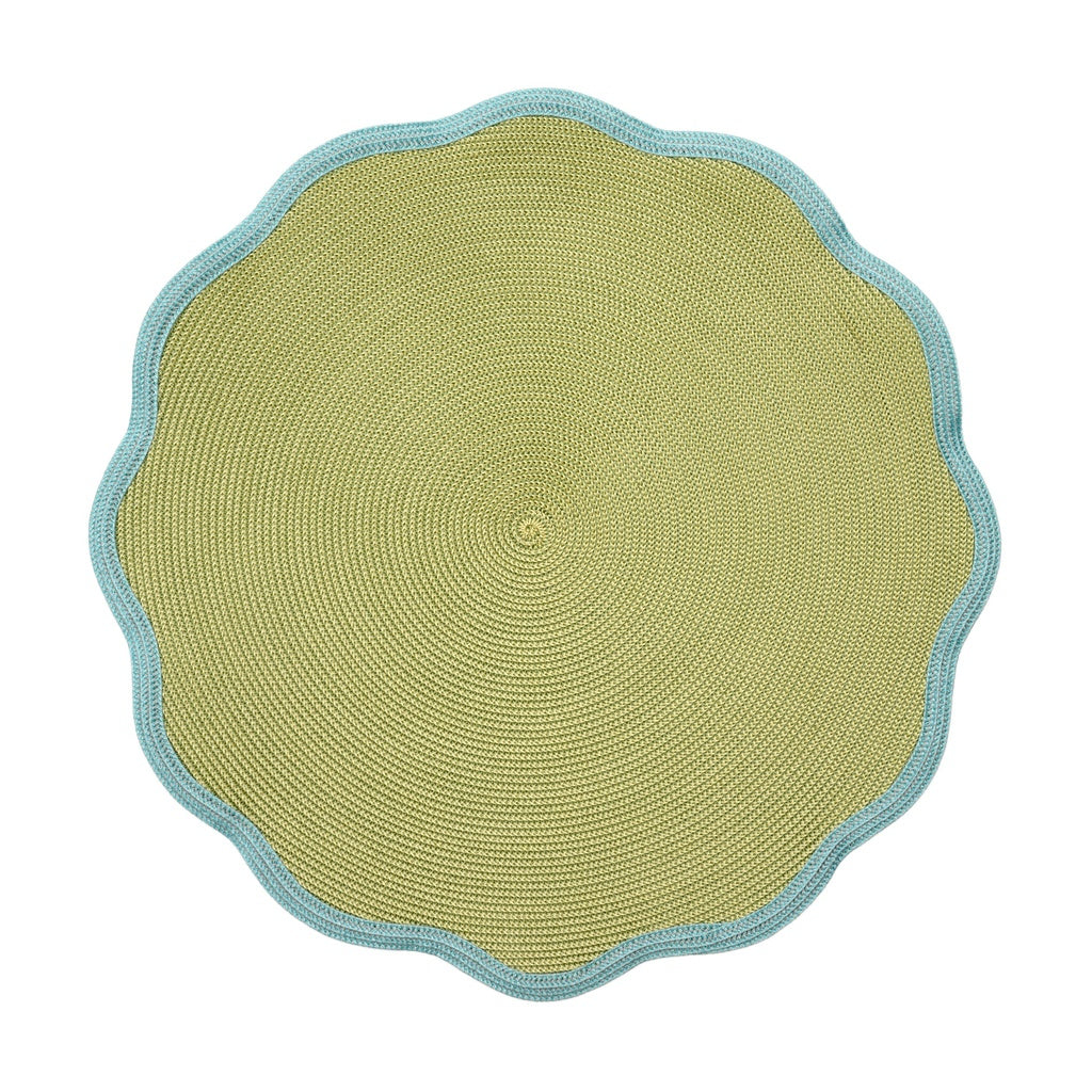 Summer Border Scallop Placemat