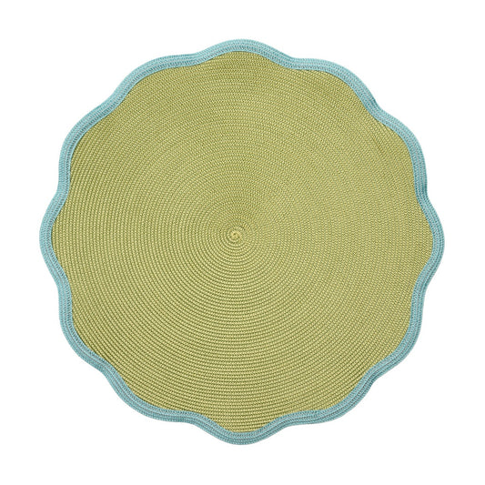 Summer Border Scallop Placemat