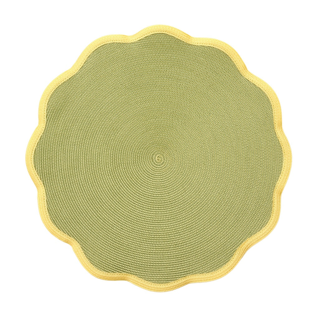 Summer Border Scallop Placemat