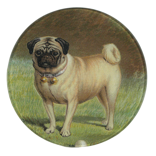 Pug & Ball 5 3/4" Round