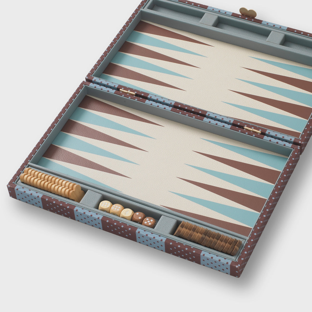 Polka Patchwork Backgammon Game Set