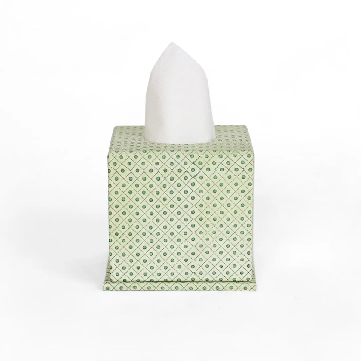 Screen Printed Square Tissue Box