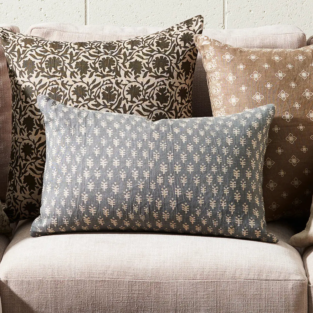 Astra Blue Pillow 16"x24"