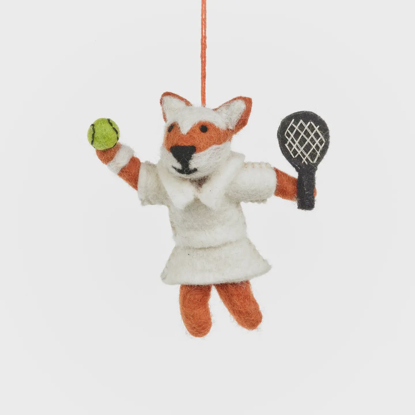 Wimbledon Fox Felt Ornament