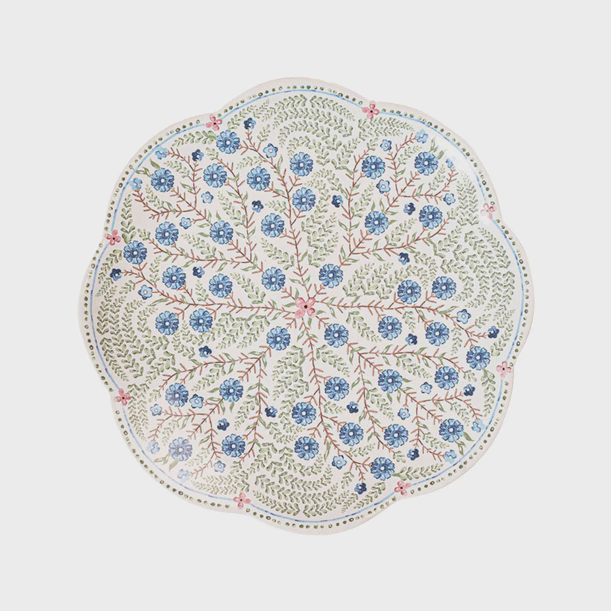 Villa Seville Chambray Dessert/Salad Plate