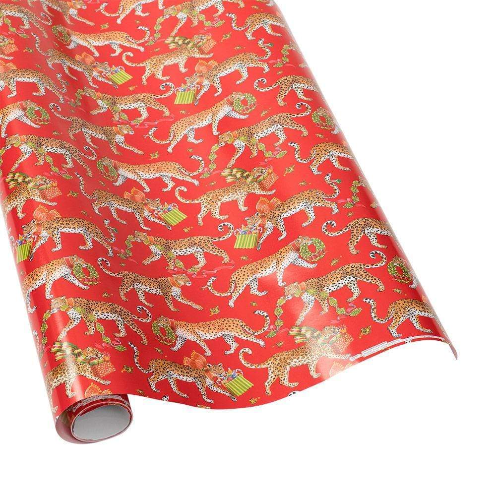 Christmas Leopards Gift Wrap