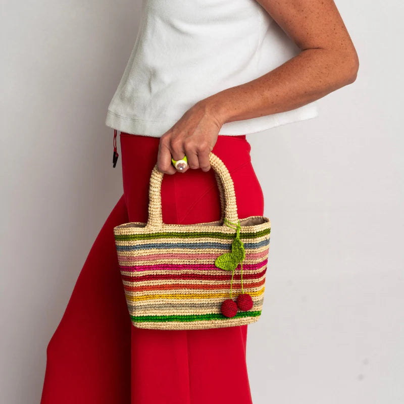 Mini Mae Raffia Bag