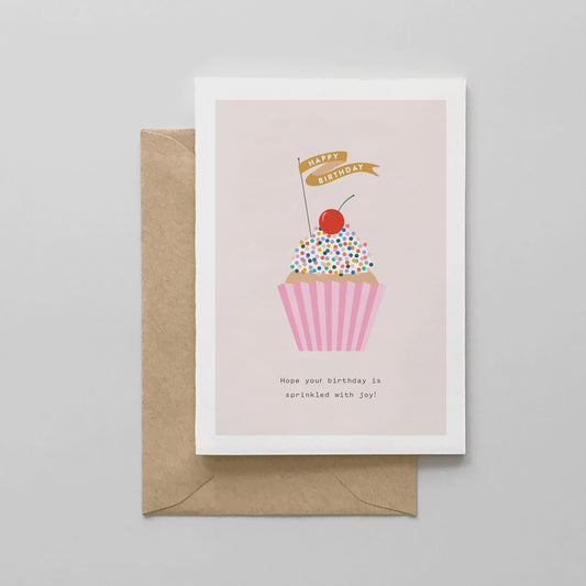 Happy Birthday Sprinkle Cake Card