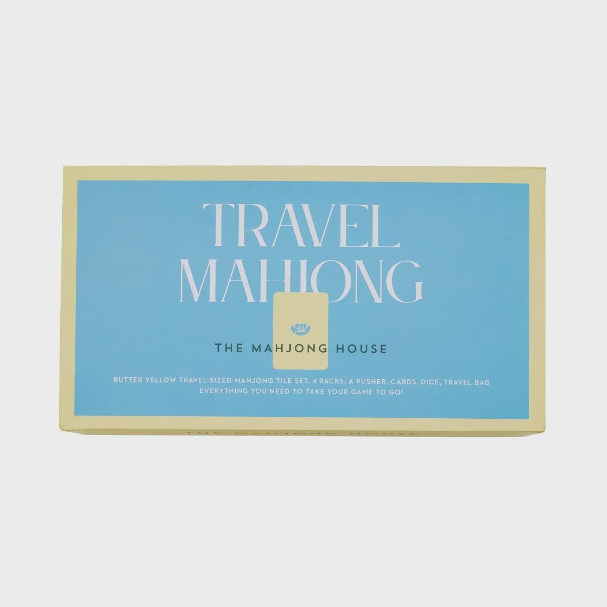 Butter Yellow Travel Mahjong Set