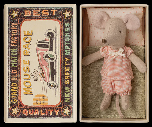 Little Sister Mouse in Matchbox
