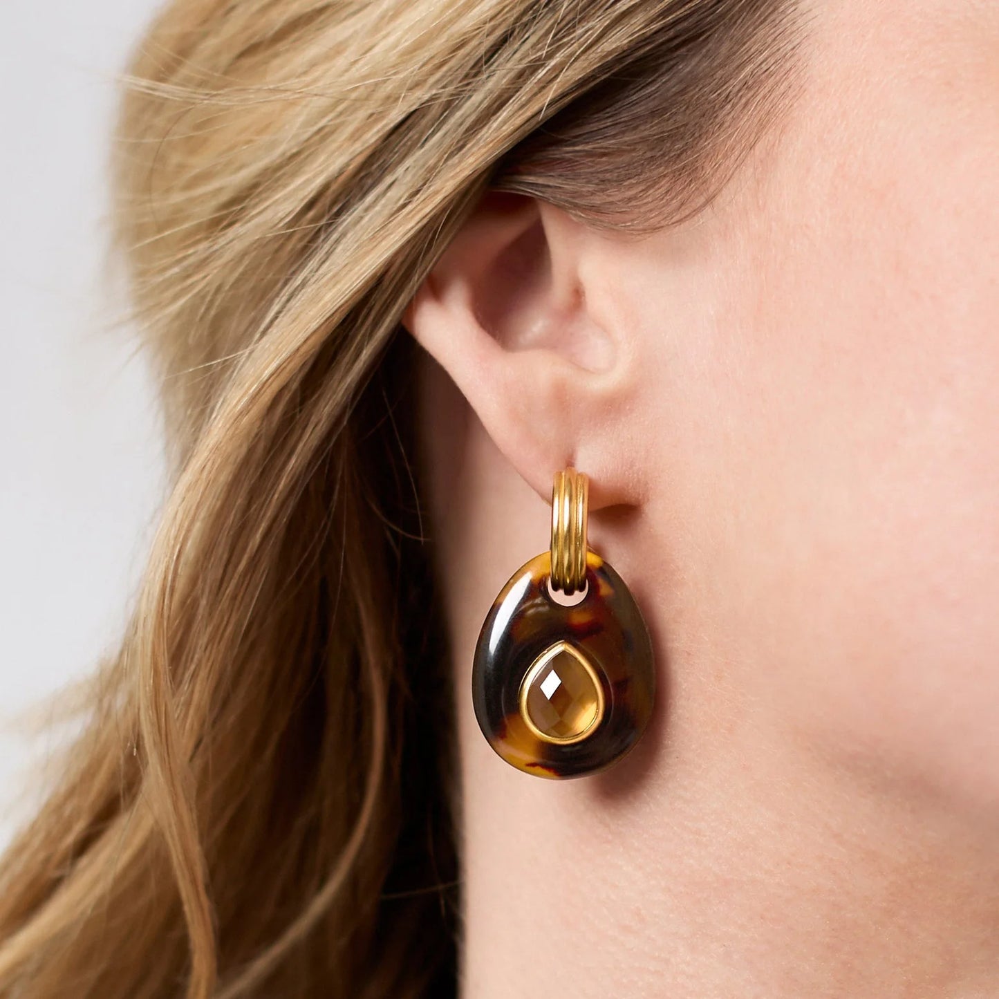 Carnaby Hoop & Charm Earring