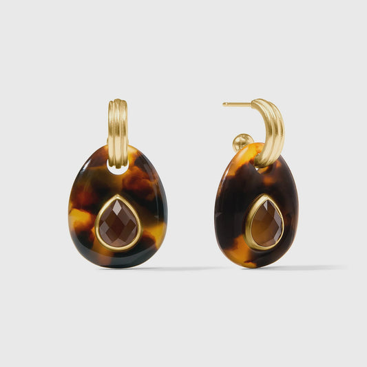 Carnaby Hoop & Charm Earring