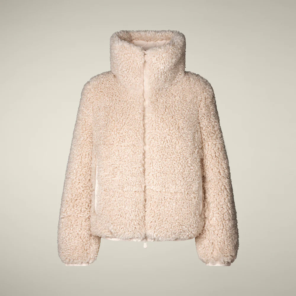 Kennie Faux Sherling Puffer Jacket