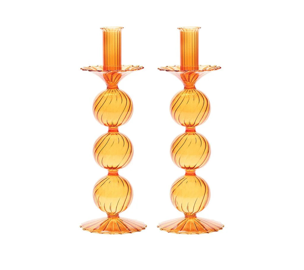 Iris Candlestick Set/2