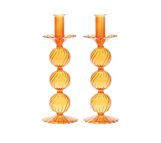 Iris Candlestick Set/2