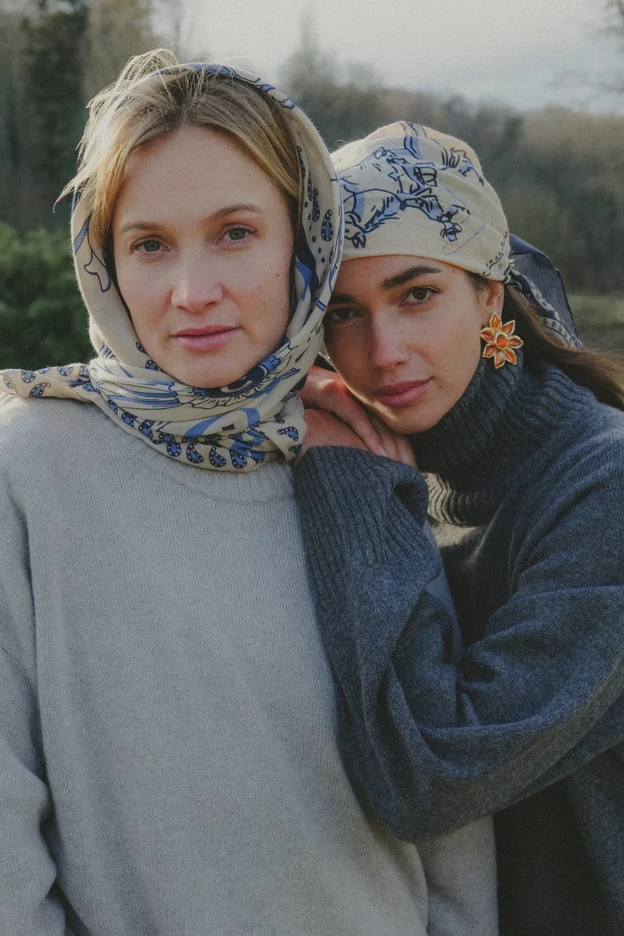Jumping Crema Scarf