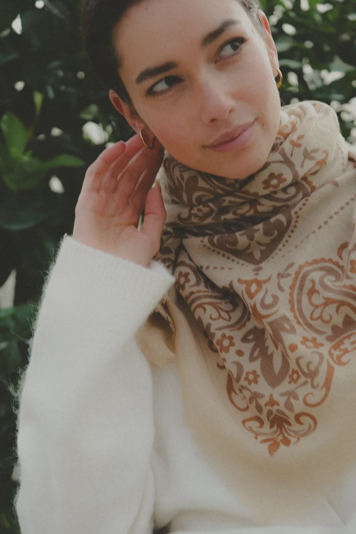 Bandana Cashew Scarf