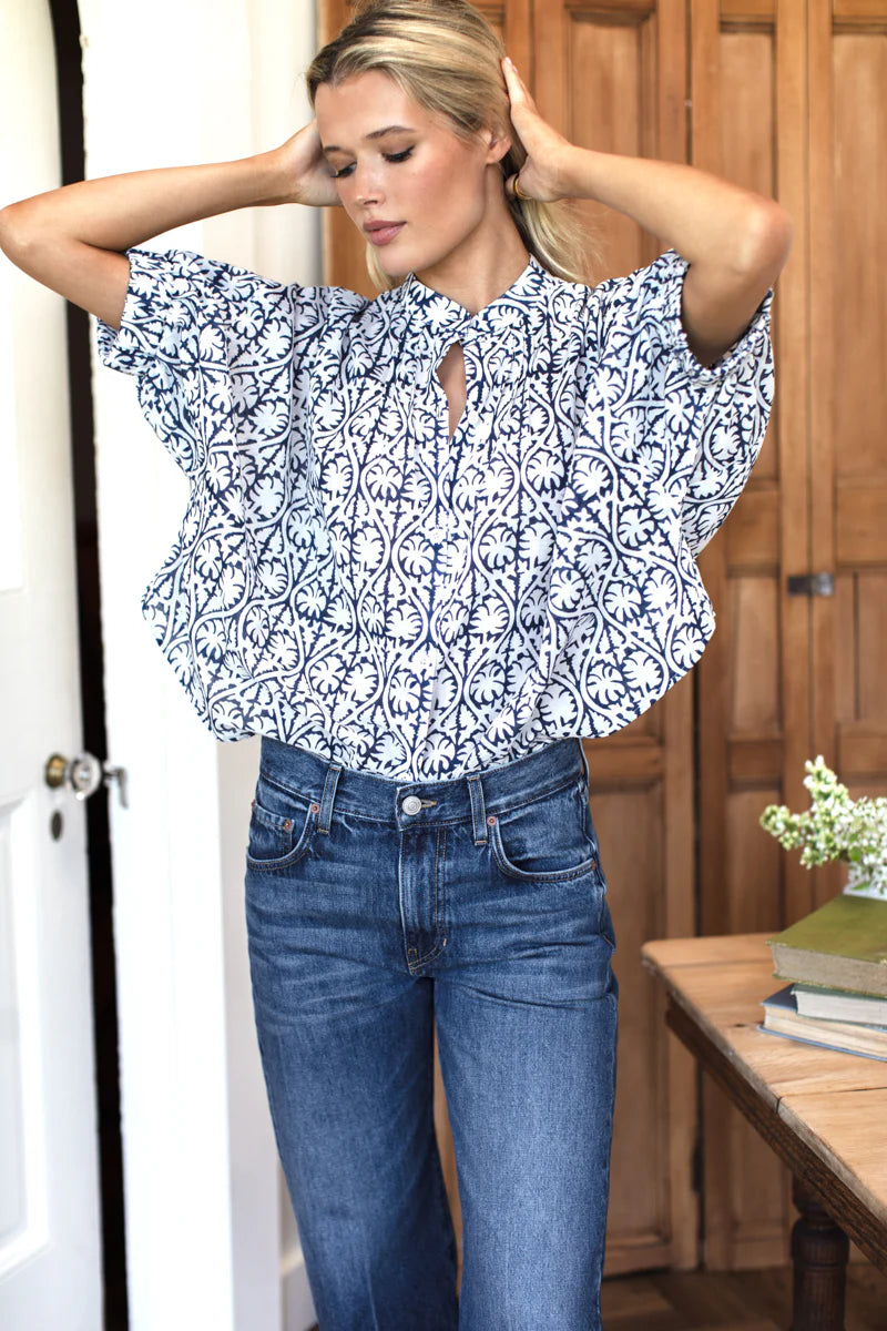 Mandarin Collar Top
