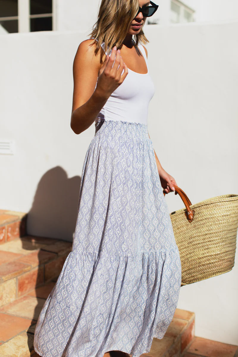 Shirred Skirt