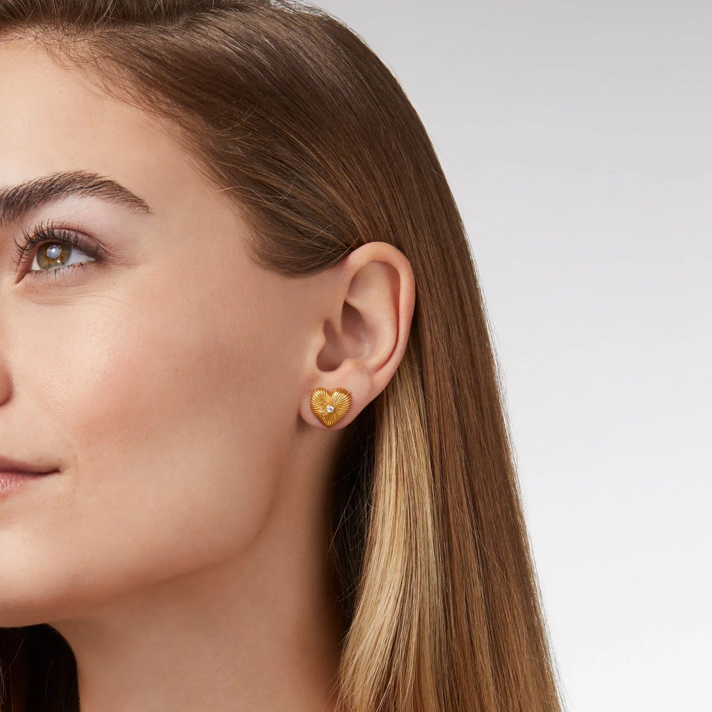 Esme Heart Stud CZ