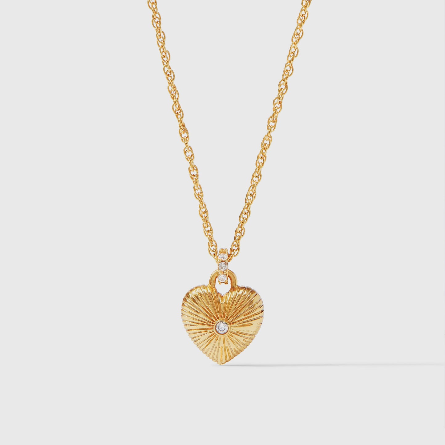 Esme Heart Solitaire Necklace