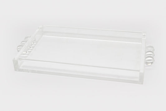 Acrylic Tray w/ Bubble Handle