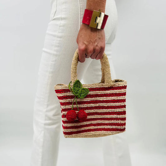 Mini Mae Raffia Bag
