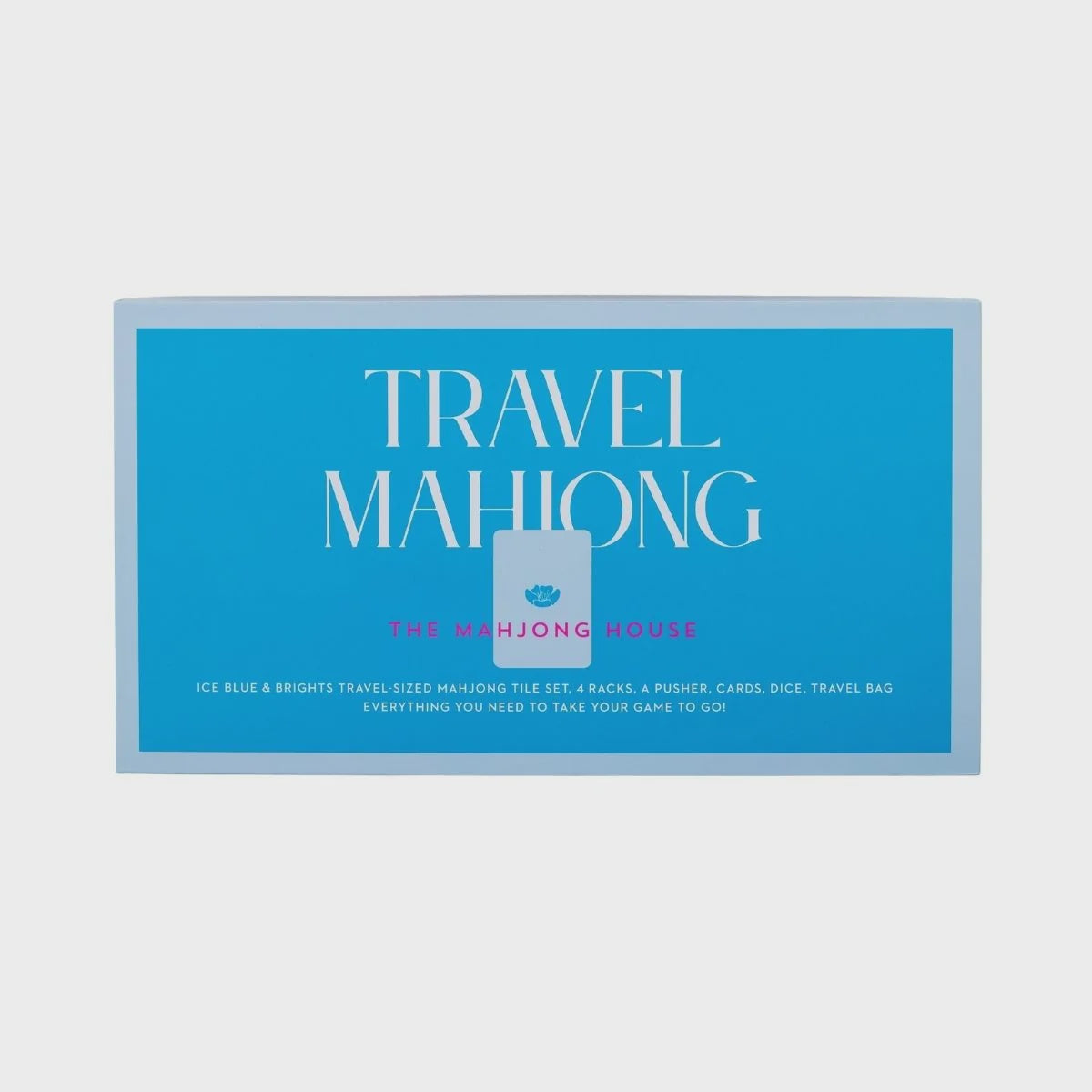 Ice Blue & Brights Travel Mahjong