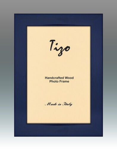 Navy Blue Wood Frame