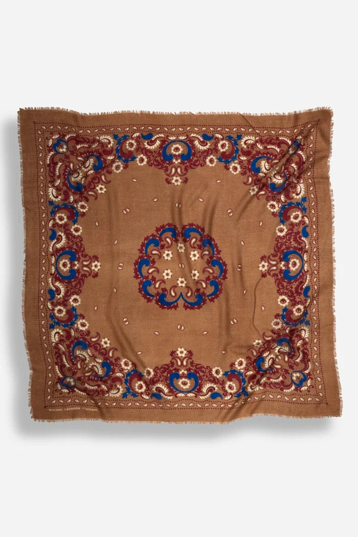 Bandana Flowers Scarf