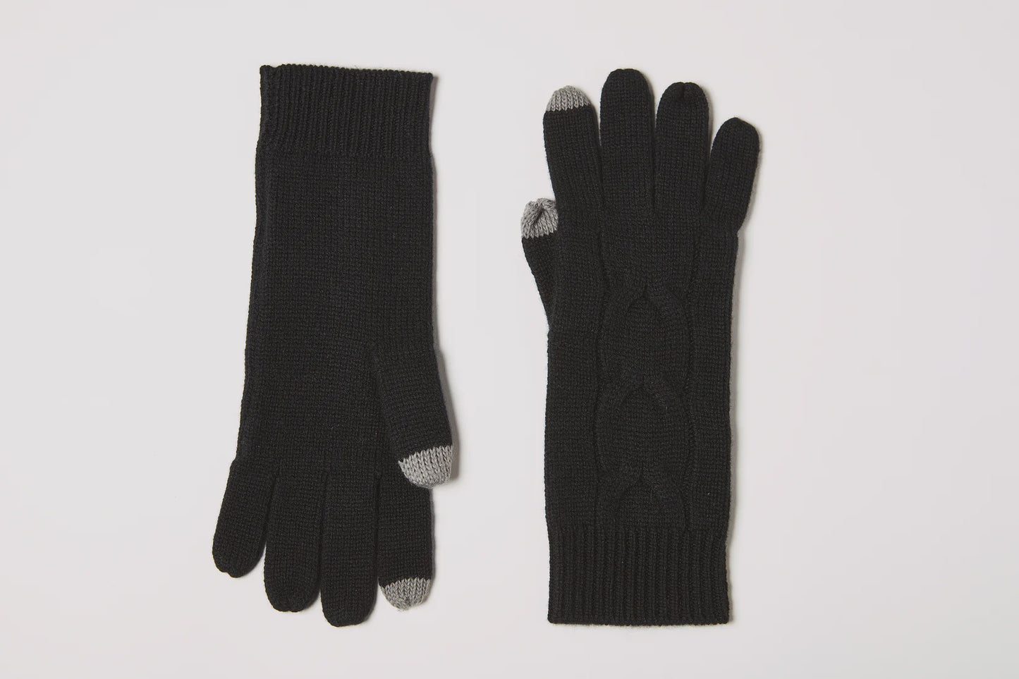 Cashmere Luxe Cable Gloves